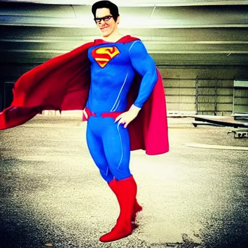 Prompt: “ Uncle Clifford from P Valley as Superman”