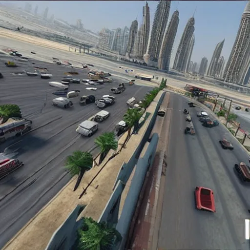 Image similar to gta : dubai, alternative reality