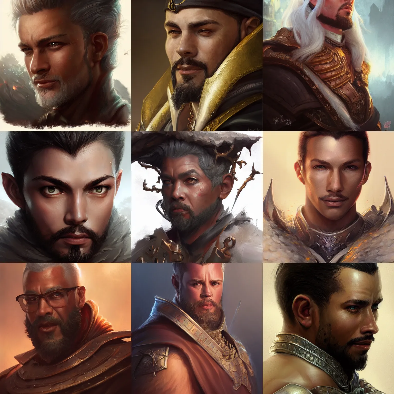 Prompt: lusignan king, d & d, fantasy, portrait, highly detailed, headshot, digital painting, trending on artstation, concept art, sharp focus, illustration, art by artgerm and greg rutkowski and magali villeneuve