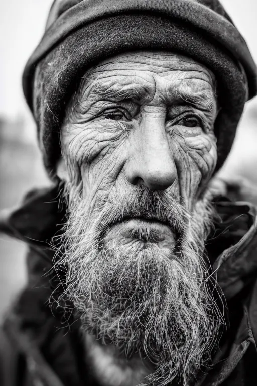 Image similar to Photo of Native Russian man Donald Tramp, portrait, skilled homeless, realistic, detailed, Donald Tramp, photorealistick, Sony A7R