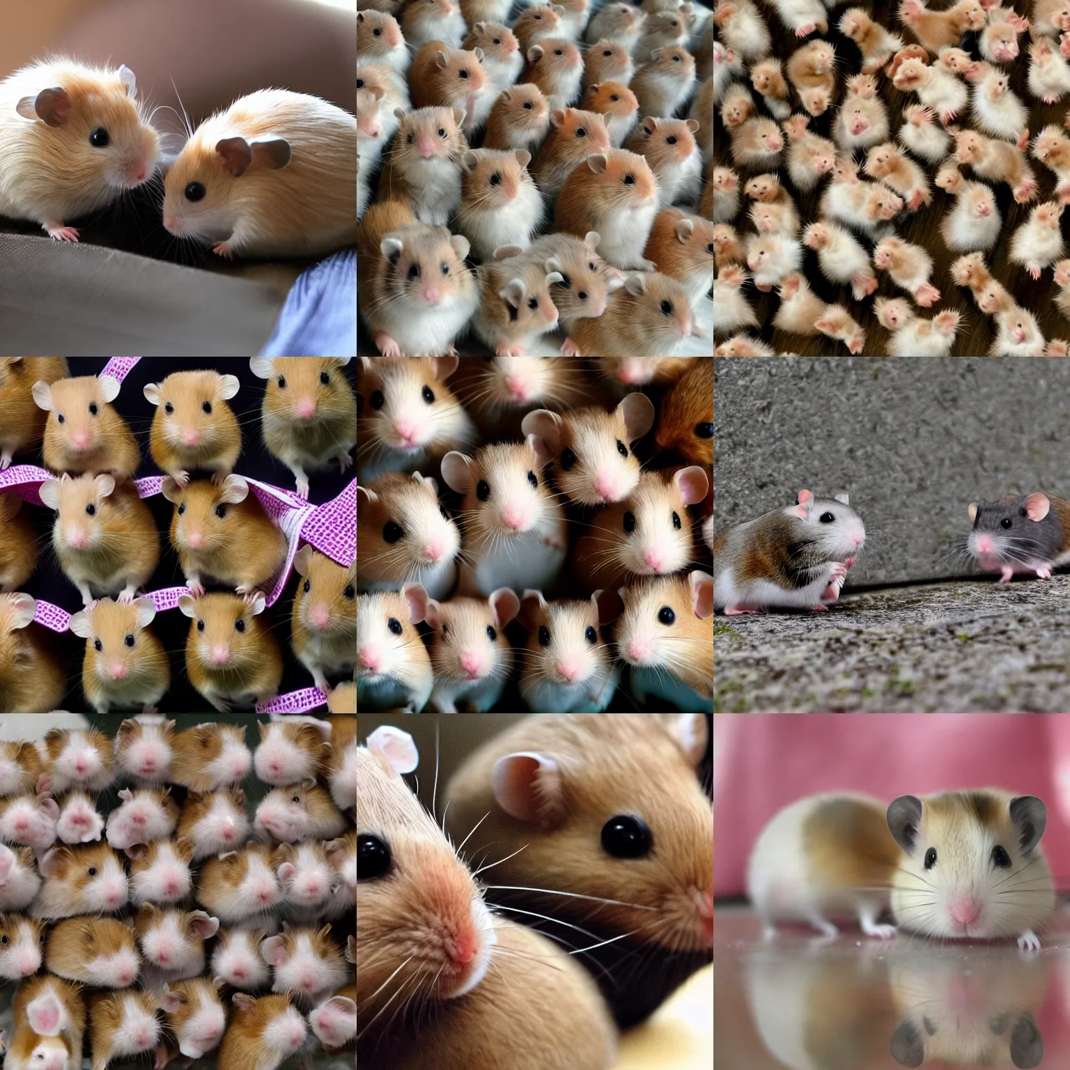 Prompt: ten million hamsters