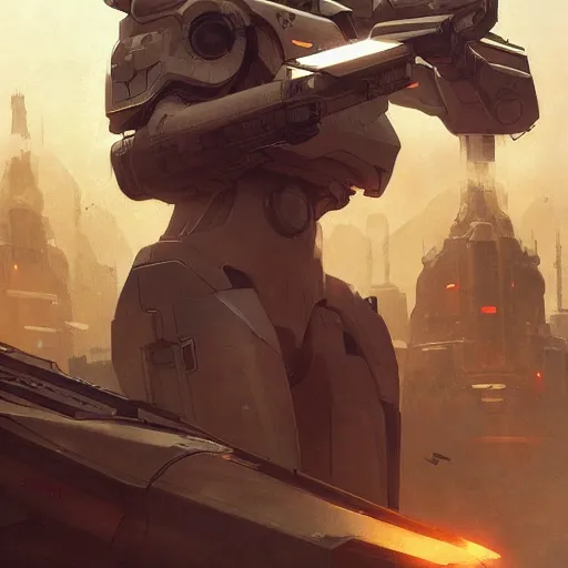 Image similar to battletech, elegant, digital illustration, detailed, intricate, sharp focus, digital painting, deep focus, digital painting, artstation, concept art, matte, art by artgerm and greg rutkowski and alphonse mucha