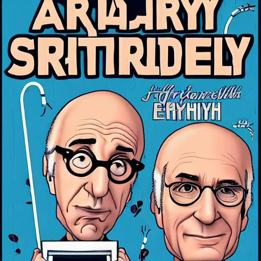 Prompt: angry Larry David by Jeffrey Smith and Erin Hanson and Chad Knight