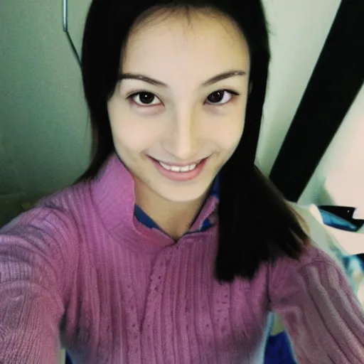 Image similar to selfie of young japanese gabriella papadakis