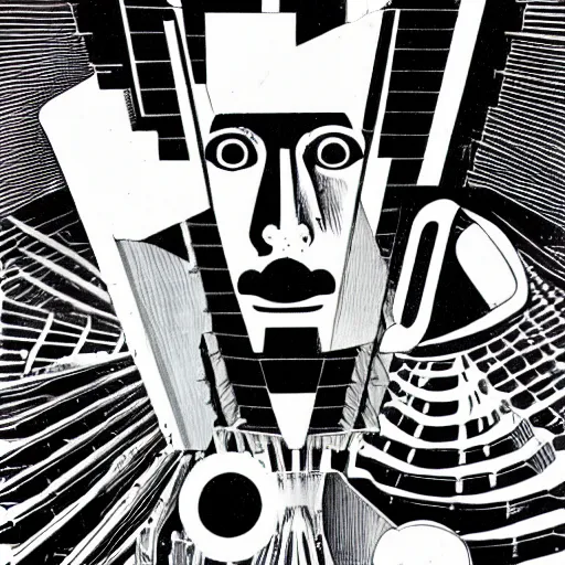 Prompt: portrait of godel's incompleteness theorem, by mike hinge,