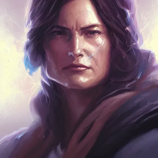 Image similar to portrait of a woman by greg rutkowski, old jedi master jaina solo, star wars expanded universe, she is about 6 0 years old, highly detailed portrait, digital painting, artstation, concept art, smooth, sharp foccus ilustration, artstation hq