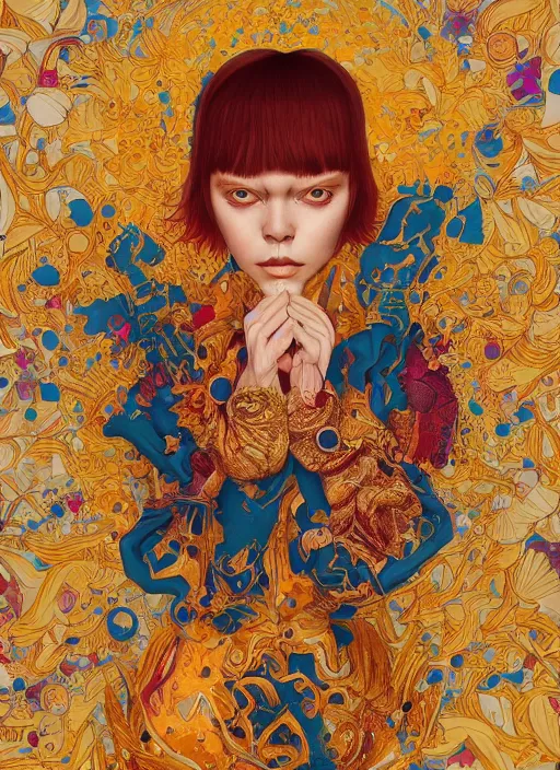 Prompt: gold :: by Martine Johanna and Simon Stålenhag and Chie Yoshii and wlop and Guillermo del toro :: ornate, dynamic, particulate, rich colors, elegant, centered, artstation, smooth, sharp focus, octane render, 3d