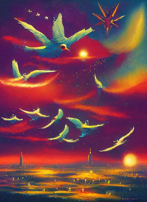 Image similar to freedom doves by paul lehr