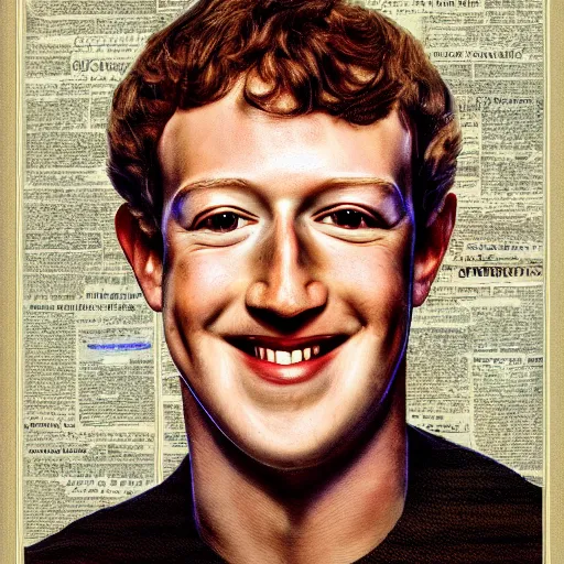 Image similar to mark zuckerberg as a priest