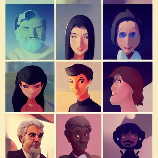 Image similar to face icon stylized minimalist george lucas, loftis, cory behance hd by jesper ejsing, by rhads, makoto shinkai and lois van baarle, ilya kuvshinov, rossdraws global illumination