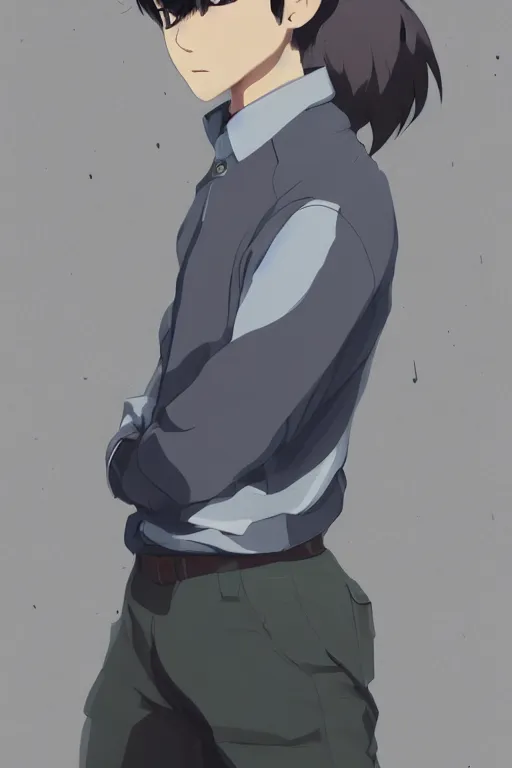 ArtStation - Anime Boy hairstyle