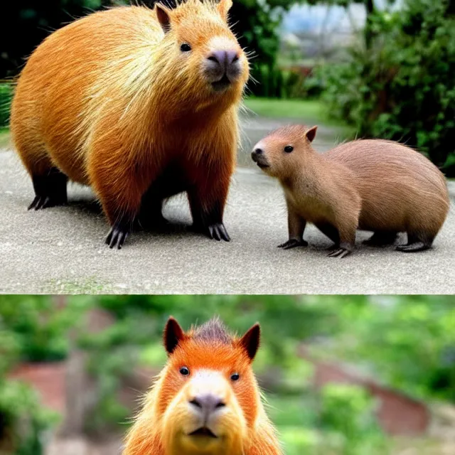 Prompt: original capybara character in the style of a disney movie