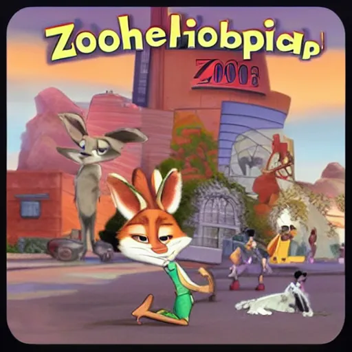 Image similar to zootopia but violent