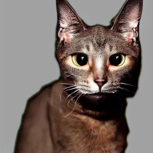 Image similar to realistic alien cat