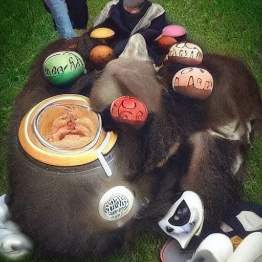 Image similar to the most random thing ever.