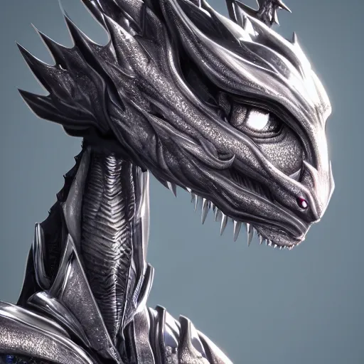 Image similar to stunning back end shot with an upward angle, of a beautiful elegant anthropomorphic female robot dragon, well designed highly detailed cute female robot dragon head with slick eyes, looking back at the camera with a smirk, well armored, detailed claws, high quality, HD octane render, fantasy, furry art, Artstation, Deviantart, Furaffinity