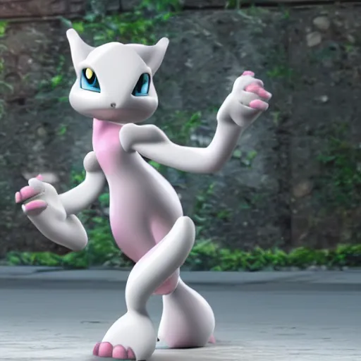 Prompt: Mewtwo From Pokemon, 8k, hyperrealistic, HD, Exquisite Detail