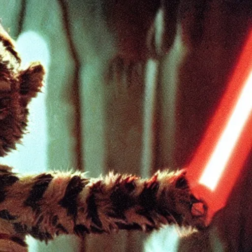 Image similar to a still of calvin an hobbes in star wars a new hope ( 1 9 7 7 )