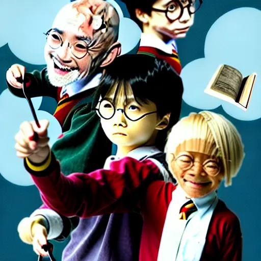 Image similar to harry potter, hayao miyazaki