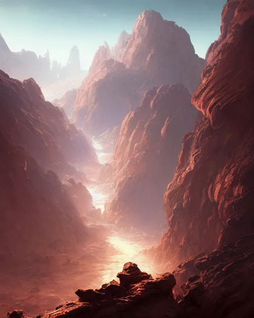 Image similar to the valley of fire, environment art, fantasy art, landscape art, in the style of greg rutkowski, illustration, epic, fantasy, intricate, hyper detailed, artstation, concept art, smooth, sharp focus, ray tracing