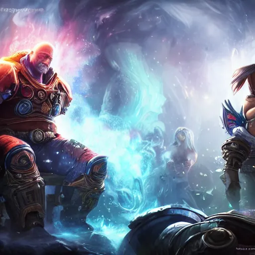 Image similar to bill cosby mixing potions, alchemist, league of legends amazing splashscreen artwork, gears of war, splash art, natural light, elegant, photorealistic facial features, intricate, fantasy, detailed face, atmospheric lighting, anamorphic lens flare, cinematic lighting, league of legends splash art, hd wallpaper, ultra high details by greg rutkowski