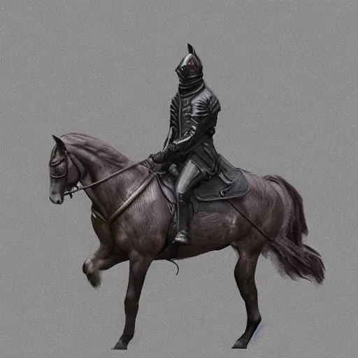 Image similar to headless horseman, realistic, clean, detailed