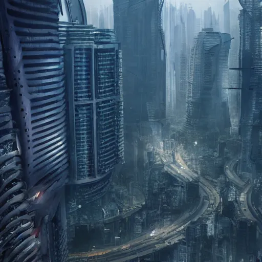 Prompt: futuristic sao paulo, dystopia, 8 k, art by petter steen and daniel dociu and david edwards