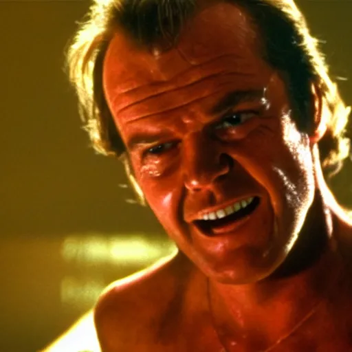 Prompt: jack nicholson as luke in coolhand luke , 8k resolution, full HD, cinematic lighting, award winning, anatomically correct