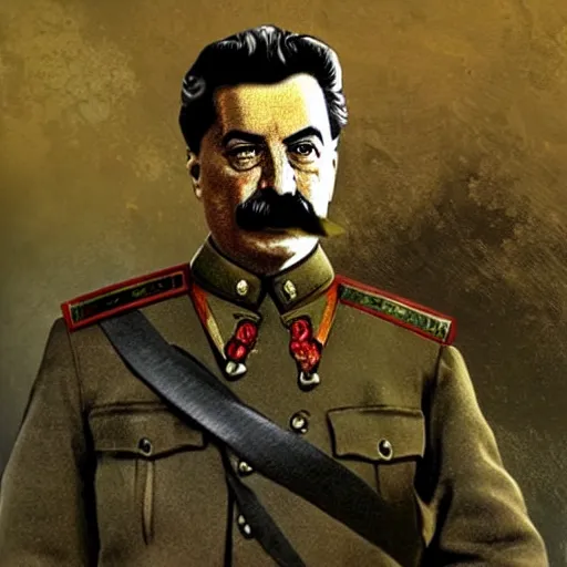 Image similar to stalin as a dark souls character