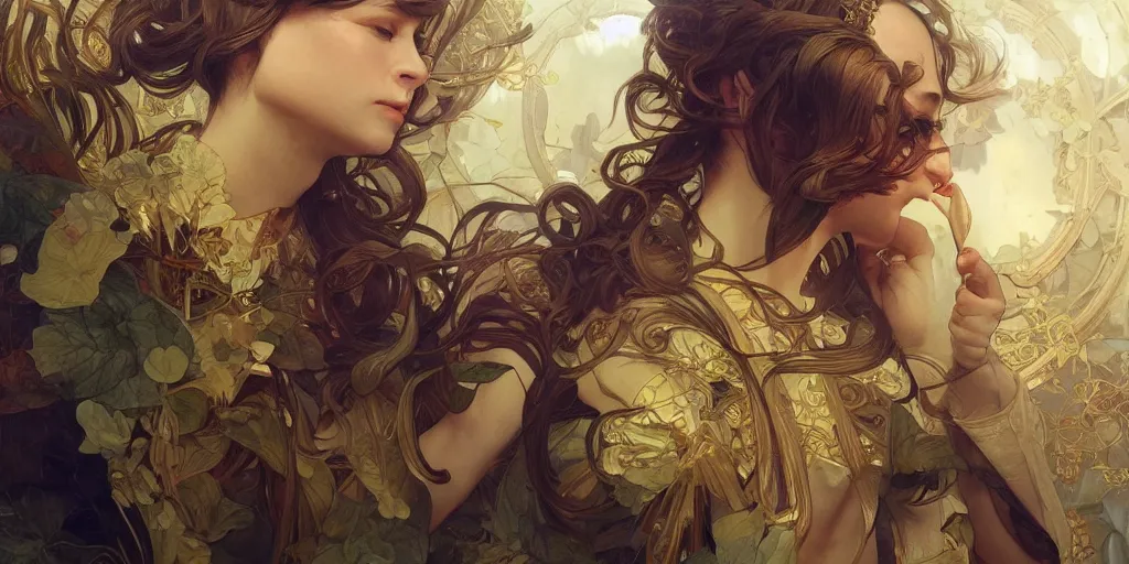 Image similar to common wealth, decentralized autonymous organisation, investment, crypto, nft, money, networking, intricate, very very beautiful, elegant, highly detailed, digital painting, artstation, concept art, smooth, sharp focus, illustration, art by artgerm and greg rutkowski and alphonse mucha