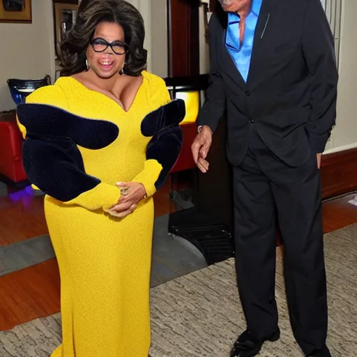 Image similar to Oprah Winfrey Dressed as Megaman