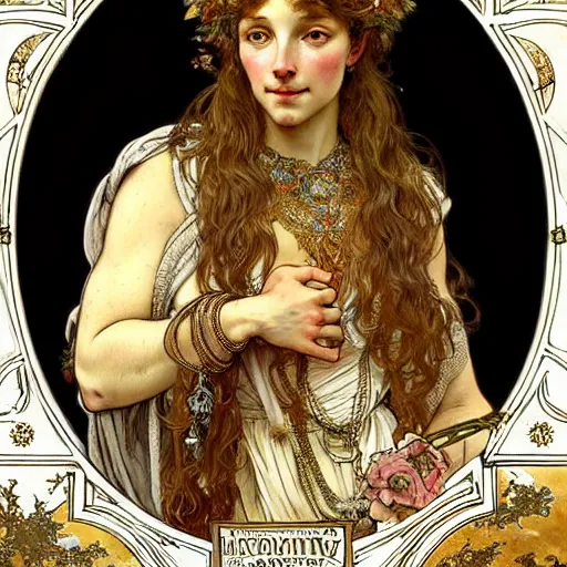 Prompt: highly detailed portrait of a majestic lioness queen in the form of a beautiful woman. d & d, art by anton pieck and augustus edwin mulready and alphonse mucha. trending on artstation, intricate details, energetic composition, golden ratio, concept art, illustration, elegant art