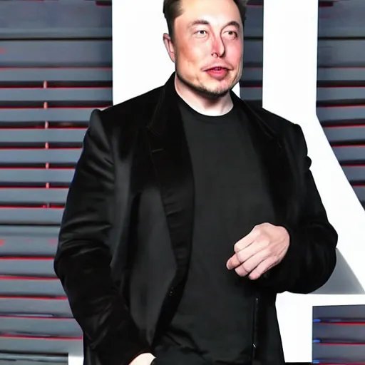 Image similar to photo of Elon Musk looking like Kanye West