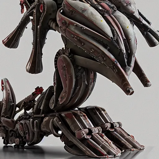 Image similar to futuristic welwitschia mirabilis mecha welwitschia body, sepals forming helmet, floral details, welwitschia, 8 k hd resolution, barbatos gundam with floral inlay, bandai box art, star wars, makoto kobayashi, frank gehry, raymond swanland