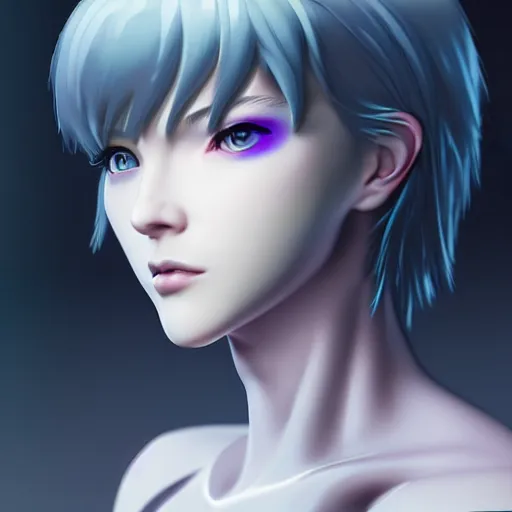 Image similar to « photorealistic, ghost in the shell, girl android, pretty, very detailed »