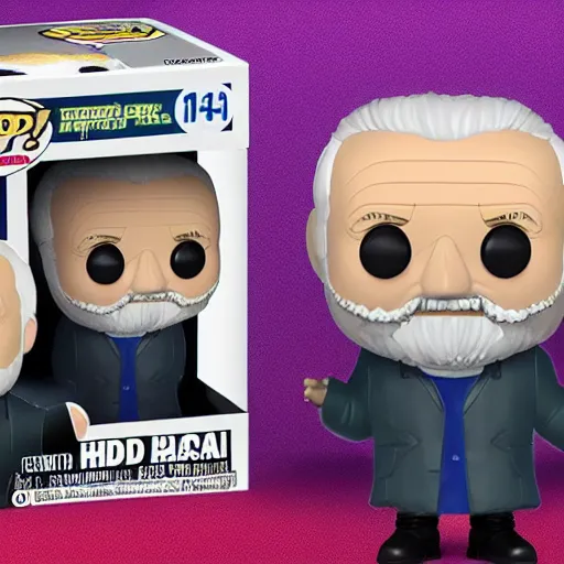 Image similar to hide the pain harold as a funko pop