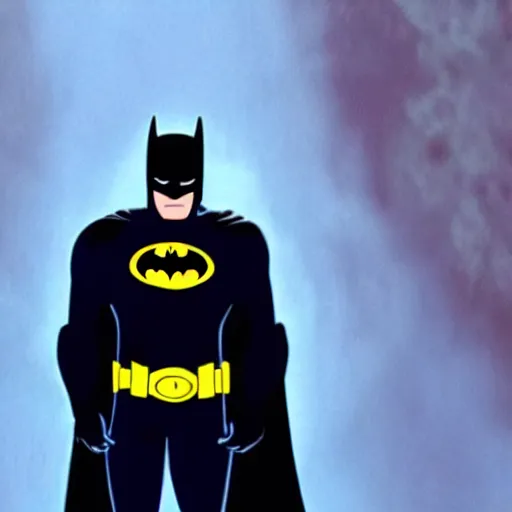 Prompt: cute batman in disney movie