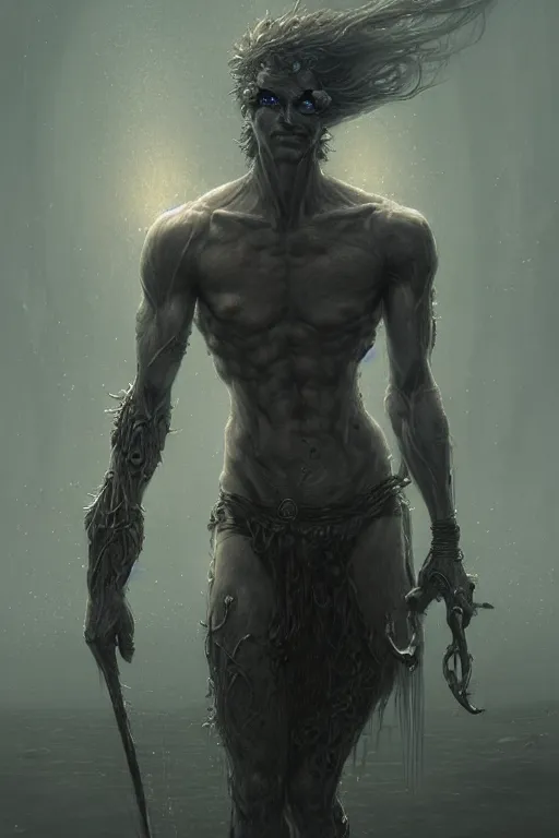Prompt: cyclop from mythology, one - eyed man, by wlop, by luis royo, by peter mohrbacher, concept art, digital illustration, intricate, masterpiece, elegant, super detailed, unreal engine rendering, smooth, sharp focus, artstation hq