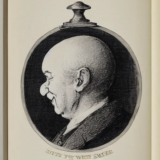 Prompt: candid portrait of white ball with face smiling eyes closed, surrounded by clouds, illustrated by peggy fortnum and beatrix potter and sir john tenniel