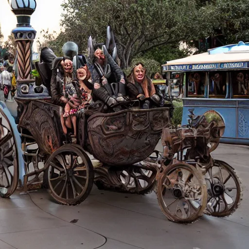 Image similar to nightmare corpse - city ride at disneyland