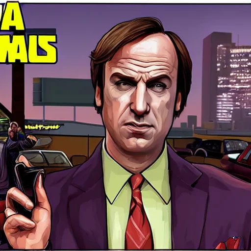 Image similar to saul goodman gta cover