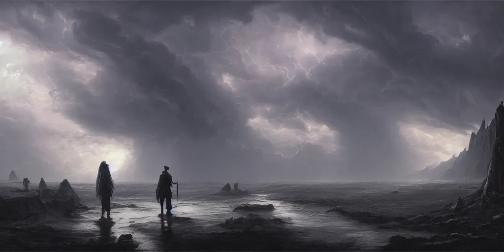 I am the storm that is approaching, by Andreas Rocha +, Stable Diffusion