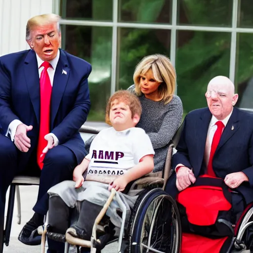 Image similar to trump with noonan syndrome