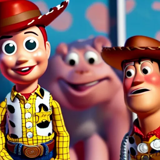 Image similar to where in waldo in toy story 3, 3 d render, 8 k, vivid, medium shot, wes anderson frame style