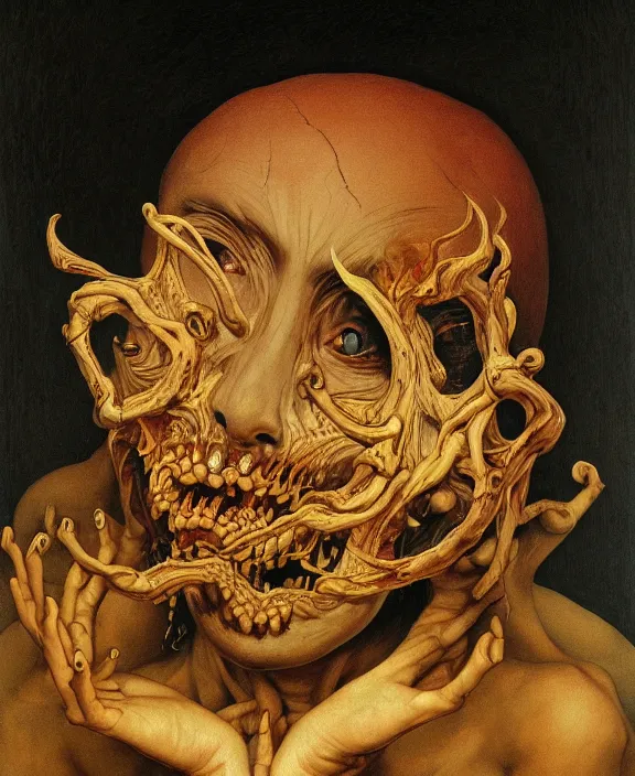 Prompt: a detailed painting portrait of incubus. inspired by junji ito manga artwork. accurate anatomy. symmetry. portrait fantasy. by beksinski carl spitzweg. baroque elements. baroque element. intricate artwork by caravaggio. oil painting. oil on canvas. award winning. dramatic. trending on artstation. 8 k