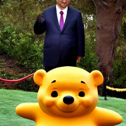 Image similar to xi jinping as winnie the pooh