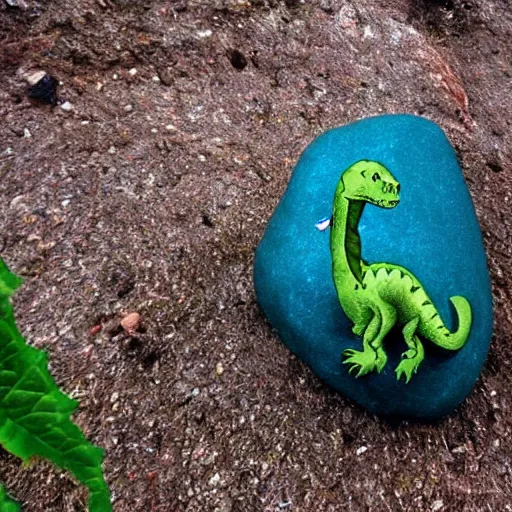 Image similar to a rock shaped like a dinosaur