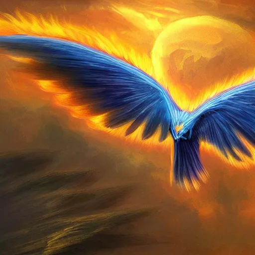 Image similar to pheonix gliding at night, fantasy art, computer art,concept art,higj detail,atmospheric