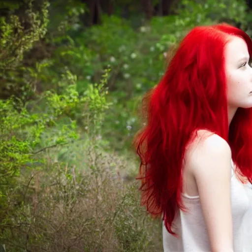 Image similar to girl with red hair