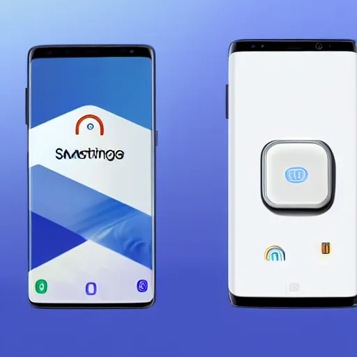 Image similar to Samsung SmartThings, Logo design, designed by Futuristic mecha